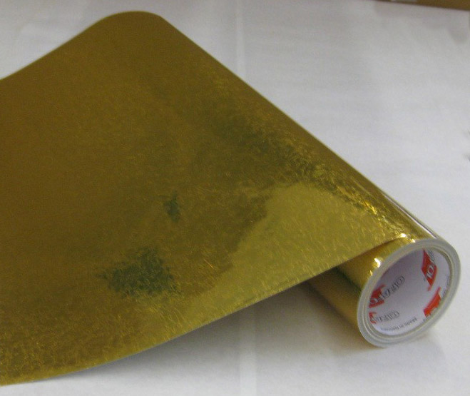 15IN GOLD GLOSS 383 ULTRALEAF CAST - Oracal 383 Ultraleaf Cast PVC Film